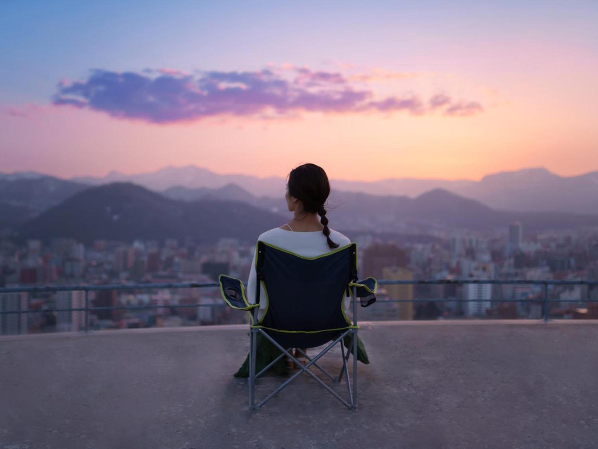 Sapporo Prince Hotel Extérieur photo Sunset at the top of Mount Takami
